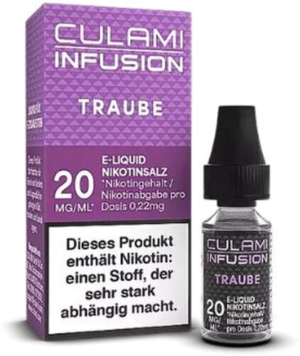 Culami Infusion Nikotinsalzliquid Traube 20mg Culami Infusion Nikotinsalzliquid Traube 20mg