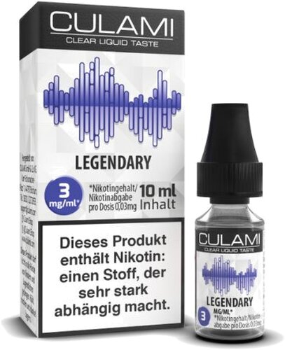 Culami Legendary 3mg Liquid Culami Legendary 3mg Liquid