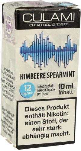 Culami Liquid Himbeere Spearmint 12mg