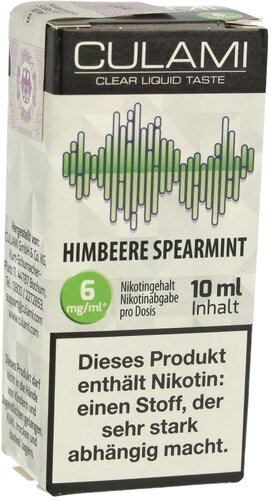 Culami Liquid Himbeere Spearmint 6mg