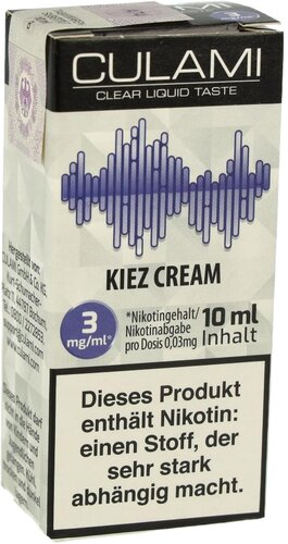 Culami Liquid Kiez Cream 3mg Culami Liquid Kiez Cream 3mg