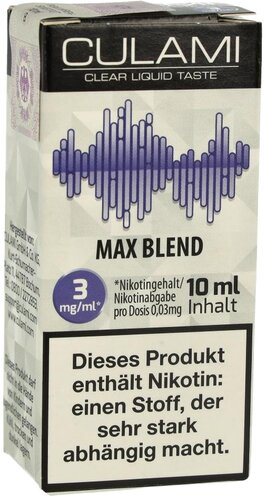 Culami Liquid Max Blend 3mg Culami Liquid Max Blend 3mg