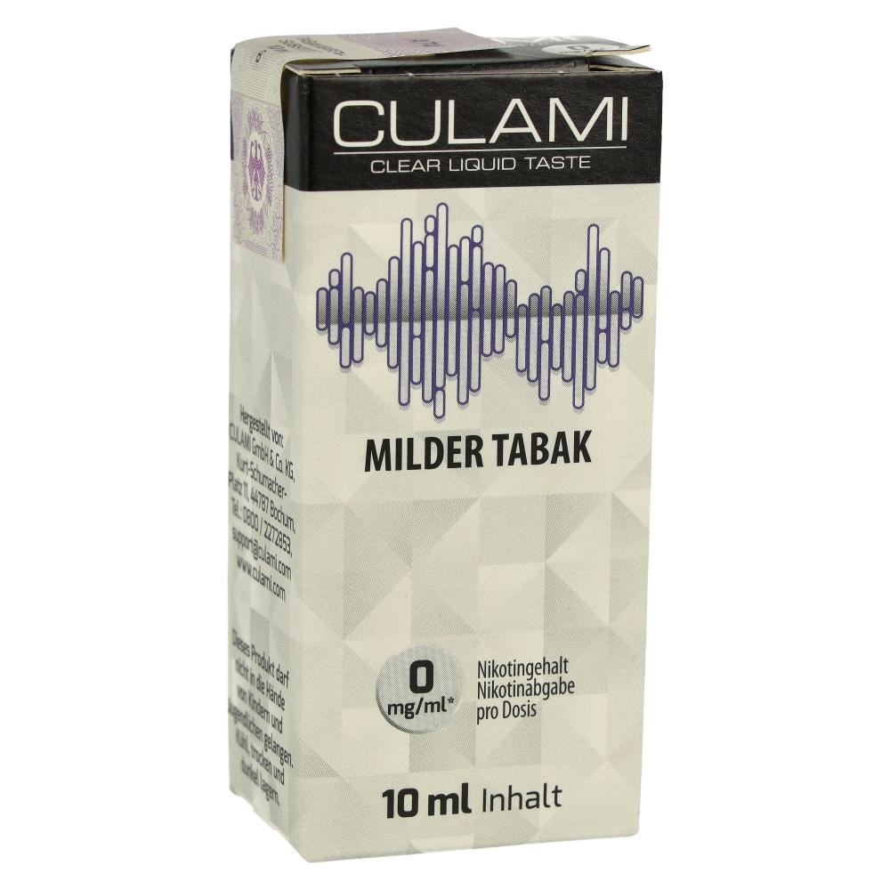 Culami Liquid Milder Tabak 0mg