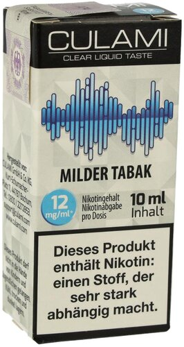 Culami Liquid Dezenter Tabak 12mg