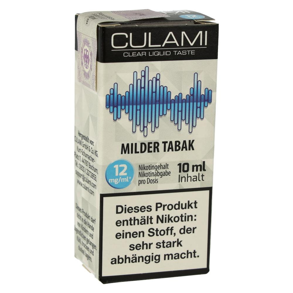 Culami Liquid Milder Tabak 12mg Culami Liquid Milder Tabak 12mg
