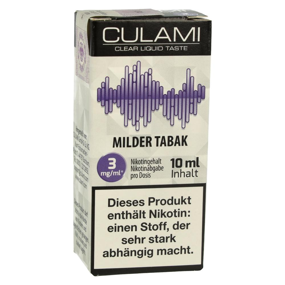 Culami Liquid Milder Tabak 3mg