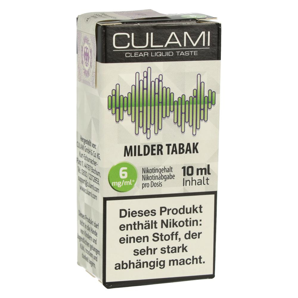 Culami Liquid Milder Tabak 6mg Culami Liquid Milder Tabak 6mg