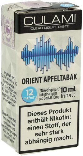 Culami Liquid Orient Apfeltabak 12mg