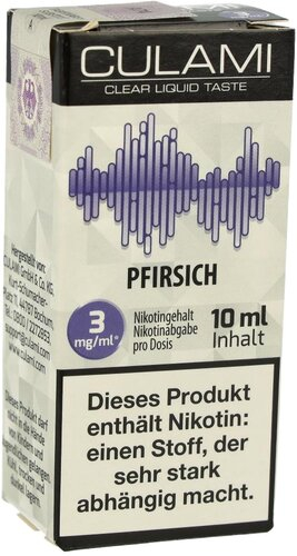 Culami Liquid Pfirsich 3mg