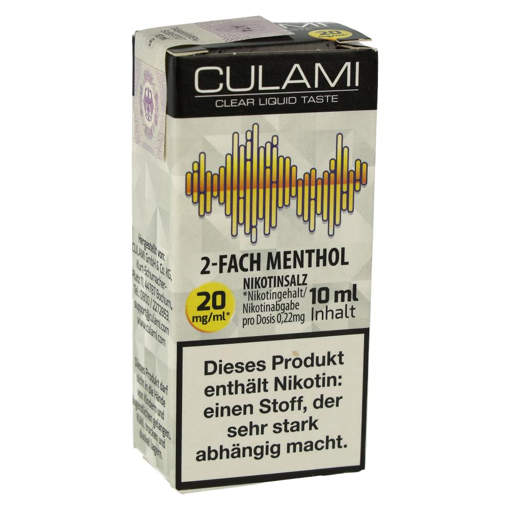 Culami Nikotinsalzliquid 2-Fach Menthol 20mg Culami Nikotinsalzliquid 2-Fach Menthol 20mg
