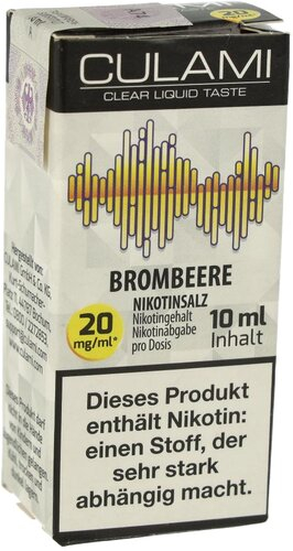 Culami Nikotinsalzliquid Brombeere 20mg Culami Nikotinsalzliquid Brombeere 20mg