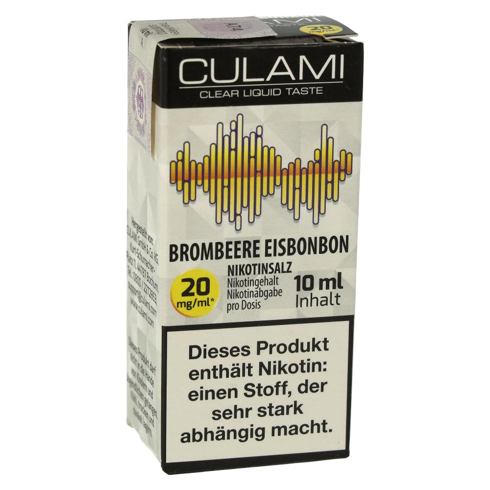 Culami Nikotinsalzliquid Brombeere Eisbonbon 20mg Culami Nikotinsalzliquid Brombeere Eisbonbon 20mg