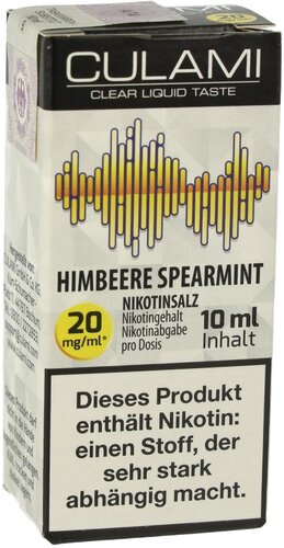 Culami Nikotinsalzliquid Himbeere Spearmint 20mg