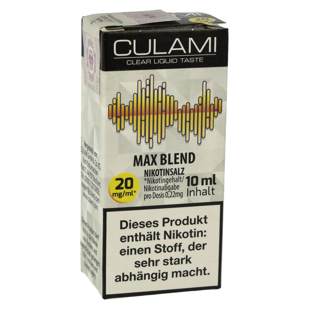 Culami Nikotinsalzliquid Max Blend 20mg Culami Nikotinsalzliquid Max Blend 20mg