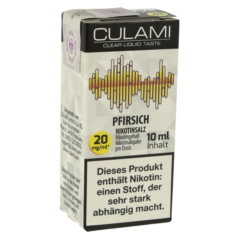 Culami Nikotinsalzliquid Pfirsich 20mg Culami Nikotinsalzliquid Pfirsich 20mg