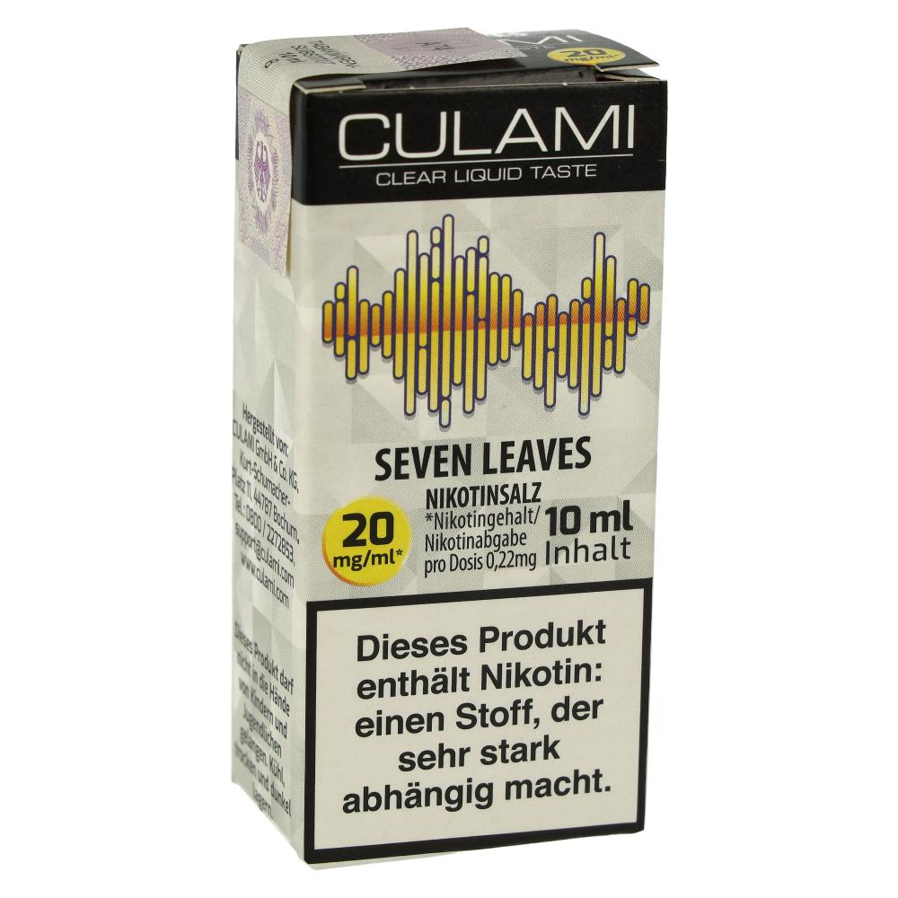 Culami Nikotinsalzliquid Seven Leaves 20mg Culami Nikotinsalzliquid Seven Leaves 20mg