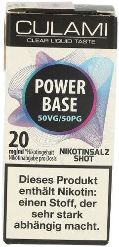 Culami Nikotinsalzshot 50VG / 50PG 20mg Culami Nikotinsalzshot 50VG / 50PG 20mg