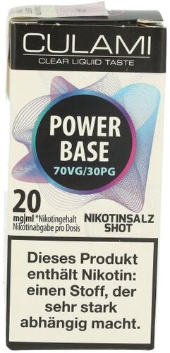 Culami Nikotinsalzshot 70VG / 30PG 20mg Culami Nikotinsalzshot 70VG / 30PG 20mg