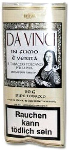 Da Vinci In Fumo E Verita Pfeifentabak 50g Päckchen Da Vinci In Fumo E Verita Pfeifentabak 50g Päckchen