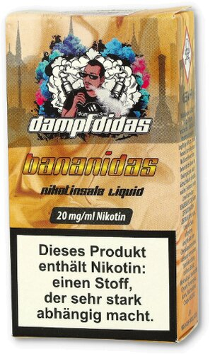 Dampfdidas Nikotinsalz Liquid Bananidas 20mg Dampfdidas Nikotinsalz Liquid Bananidas 20mg