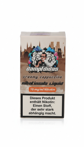 Dampfdidas Nikotinsalz Liquid Creamy Cappuccino 10mg