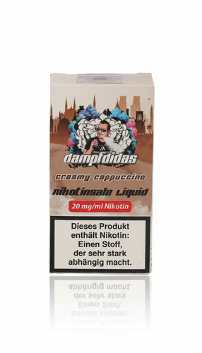 Dampfdidas Nikotinsalz Liquid Creamy Cappuccino 20mg