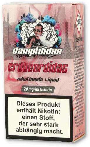 Dampfdidas Nikotinsalz Liquid Erdbeerdidas 20mg Dampfdidas Nikotinsalz Liquid Erdbeerdidas 20mg