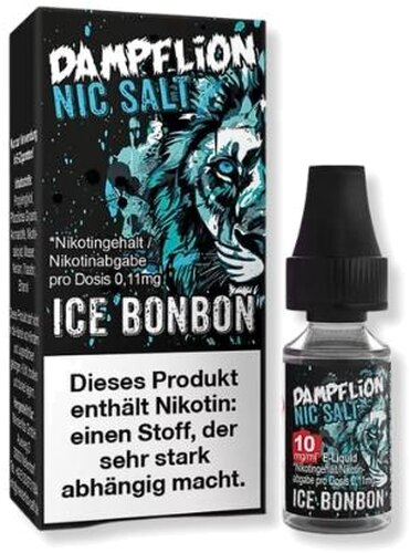 Dampflion Intense Nikotinsalz Liquid Ice Bonbon 10ml 10mg Dampflion Intense Nikotinsalz Liquid Ice Bonbon 10ml 10mg