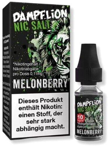 Dampflion Intense Nikotinsalz Liquid Melonberry 10ml 10mg Dampflion Intense Nikotinsalz Liquid Melonberry 10ml 10mg