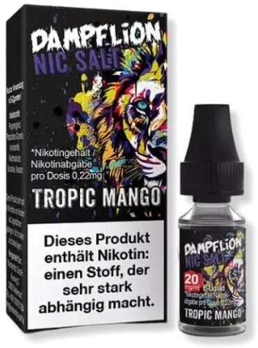 Dampflion Intense Nikotinsalz Liquid Tropic Mango 10ml 20mg Dampflion Intense Nikotinsalz Liquid Tropic Mango 10ml 20mg