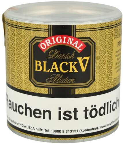 Danish Black V Pfeifentabak 125g Nachfüllpackung