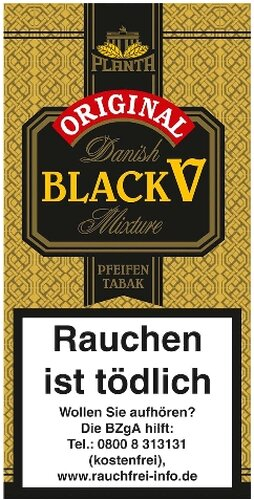 Danish Black V Pfeifentabak 40g Päckchen