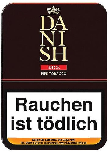 Danish Dice Pfeifentabak 100g Dose 