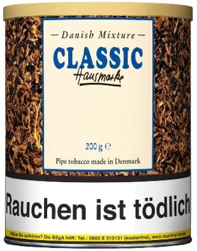 Danish Mixture Pfeifentabak Classic Hausmarke 200g Dose