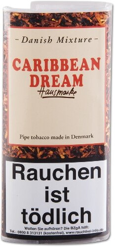 Danish Mixture Pfeifentabak Hausmarke Caribbean Dream 50g Päckchen Danish Mixture Pfeifentabak Hausmarke Caribbean Dream 50g Päckchen