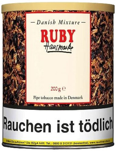 Danish Mixture Pfeifentabak Ruby Hausmarke (ehem. Cherry) 200g Dose