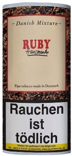 Danish Mixture Pfeifentabak Ruby Hausmarke (ehem. Cherry) 50g Päckchen