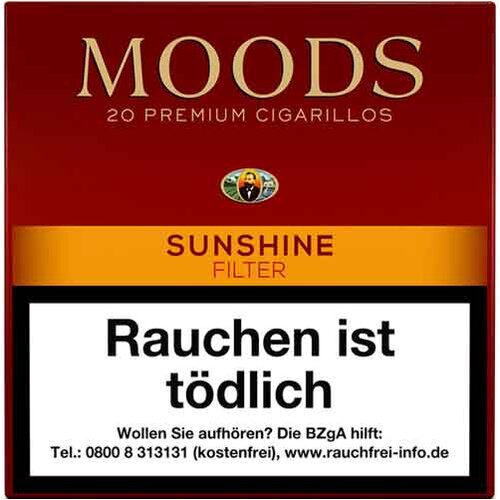 Dannemann Moods Sunshine Filter Zigarillos 20 Stück