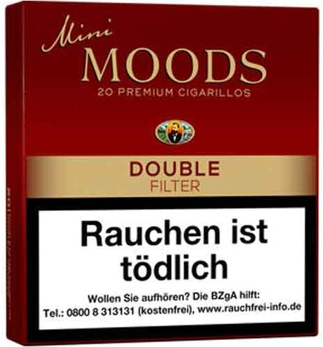 Dannemann Moods Zigarillos Mini Double Filter 20er