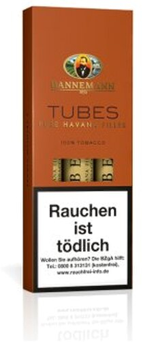 Dannemann Tubes Havana Zigarren 3 St. Dannemann Tubes Havana Zigarren 3 St.