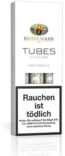 Dannemann Tubes Sumatra Zigarren 3 St. Dannemann Tubes Sumatra Zigarren 3 St.