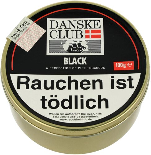 Danske Club Black Pfeifentabak 100g Dose