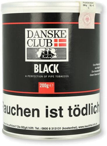 Danske Club Black Pfeifentabak 200g