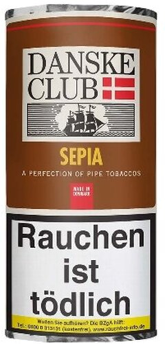 Danske Club Pfeifentabak Sepia 50g Päckchen Danske Club Pfeifentabak Sepia 50g Päckchen