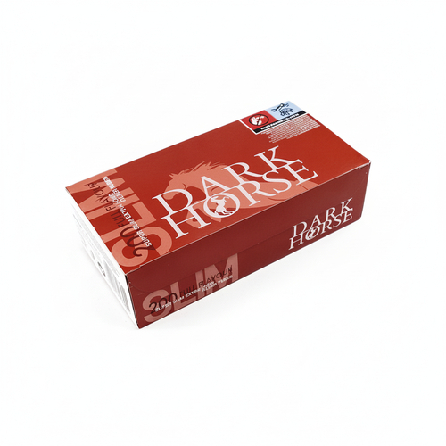 Dark Horse Full Flavor Zigarettenhülsen Super Slim Extra Long Filter 200 Stück