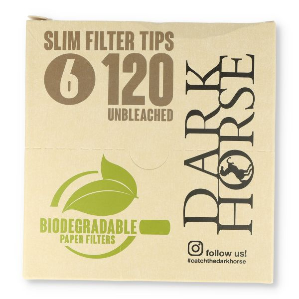 Dark Horse Slim Filter Ungebleicht 120 Stück