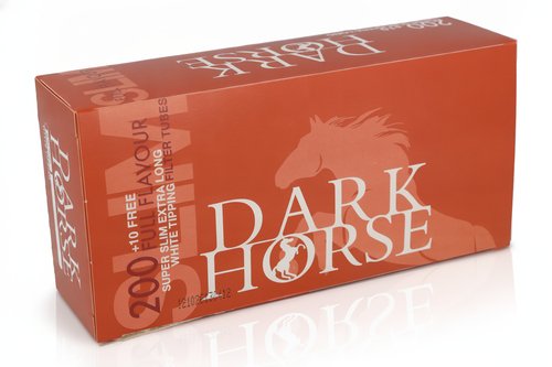 Dark Horse Super Slim Extra Long White Zigarettenhülsen 200+10 Stück