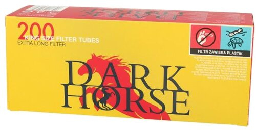 Dark Horse Zigarettenhülsen Extra Long Filter 200 Stück