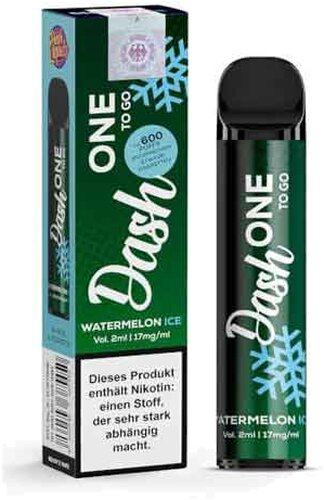 Dash One To Go Einweg E-Zigarette Watermelon, Ice 17mg Dash One To Go Einweg E-Zigarette Watermelon, Ice 17mg