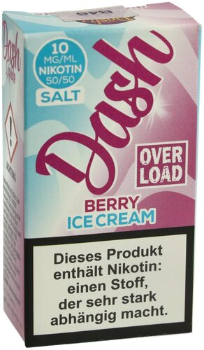 Dash Overload Berry Ice Cream Nikotinsalz Liquid 10mg